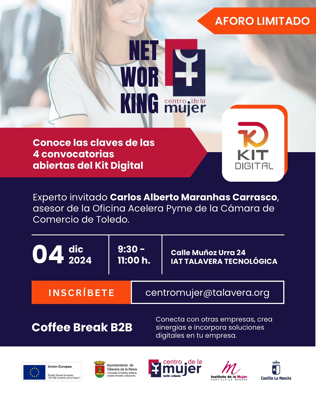 Networking en Talavera: Descubre las claves del Kit Digital y conecta con otros profesionales