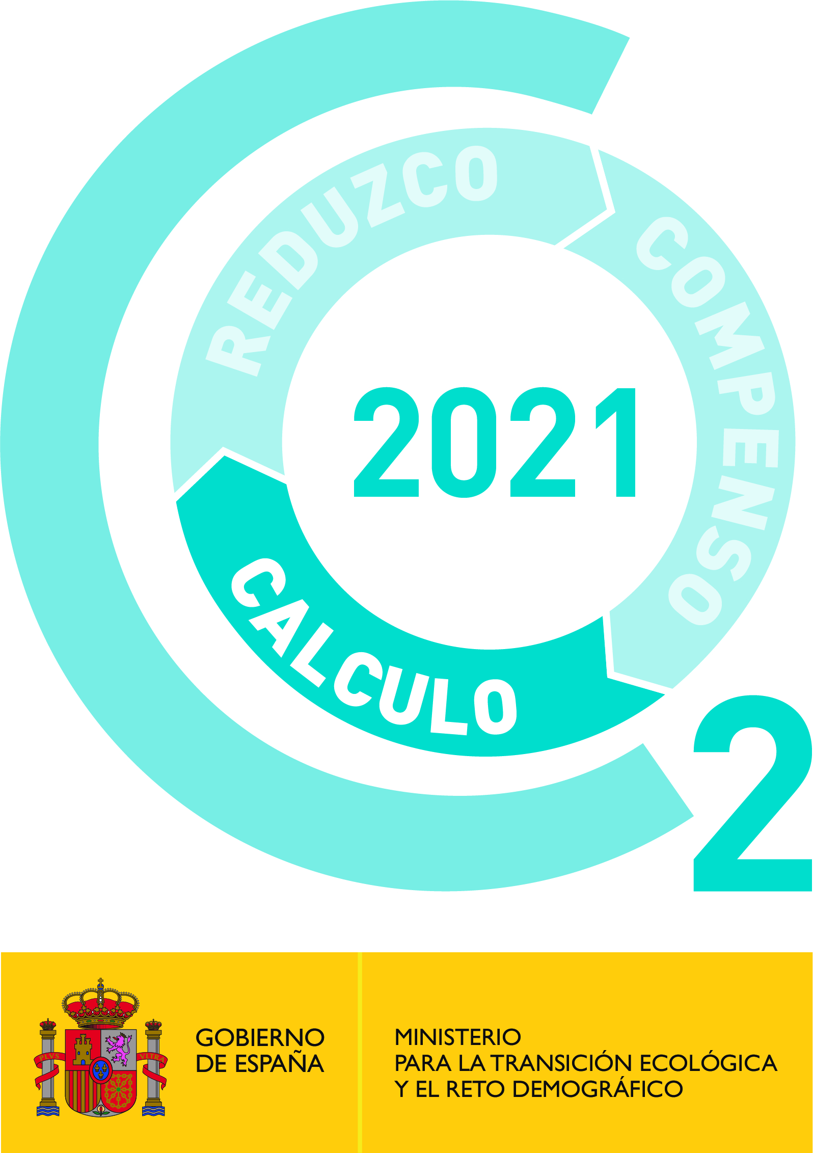 Sello MITECO 2021 Calculo · Reduzco · Compenso